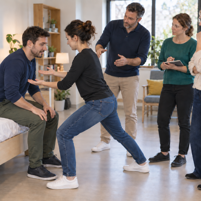 Formation pratique de professionnels en situation de travail